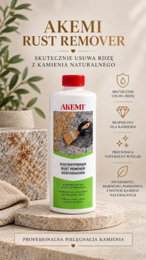 AKEMI Rust Remover – środek do usuwania rdzy z kamienia 1L